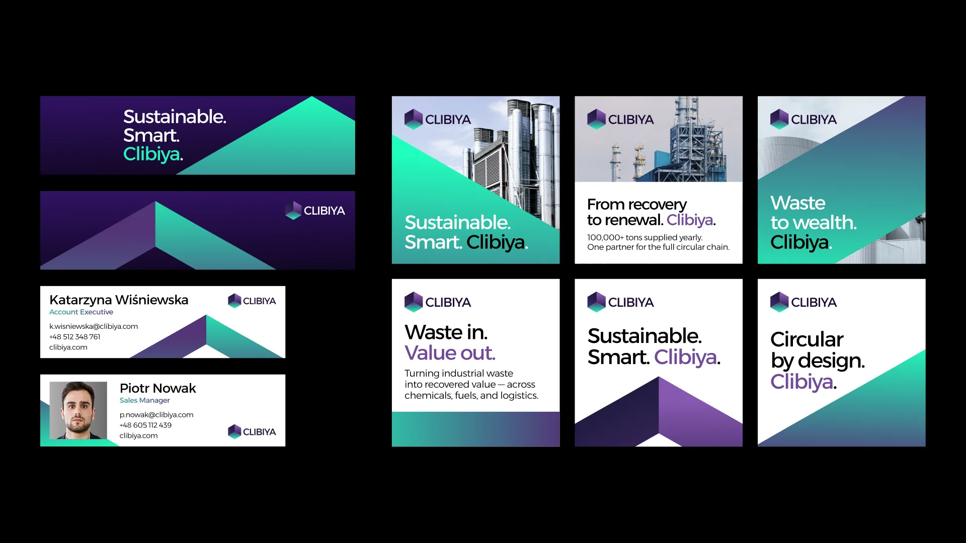 Clibiya — campaign banner suite