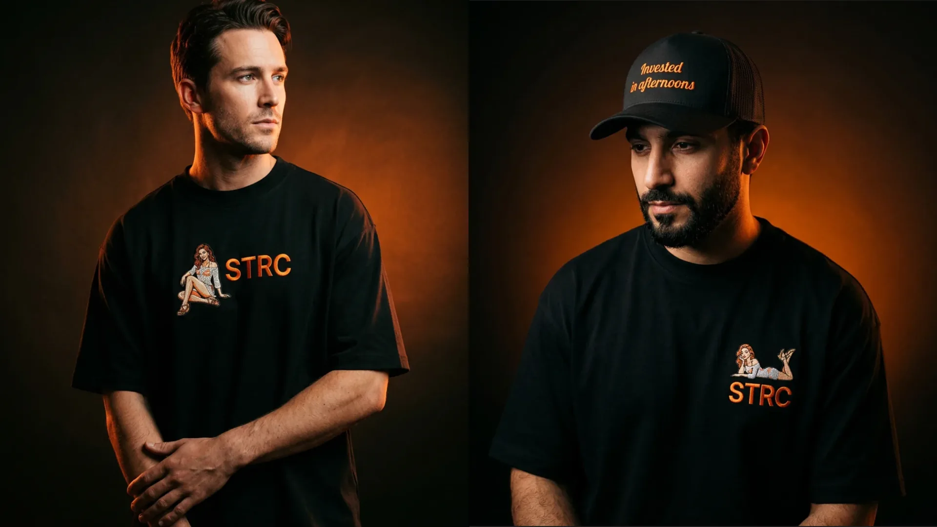 STRC — White Lotus merch on model