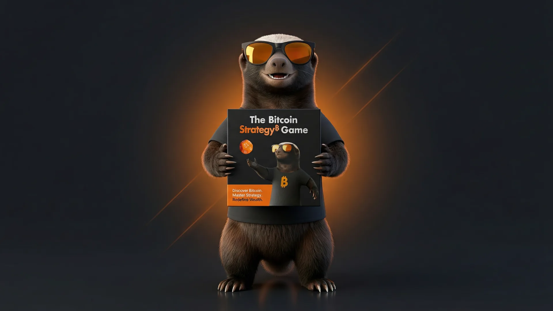 The Bitcoin Strategy Game — brand mascot