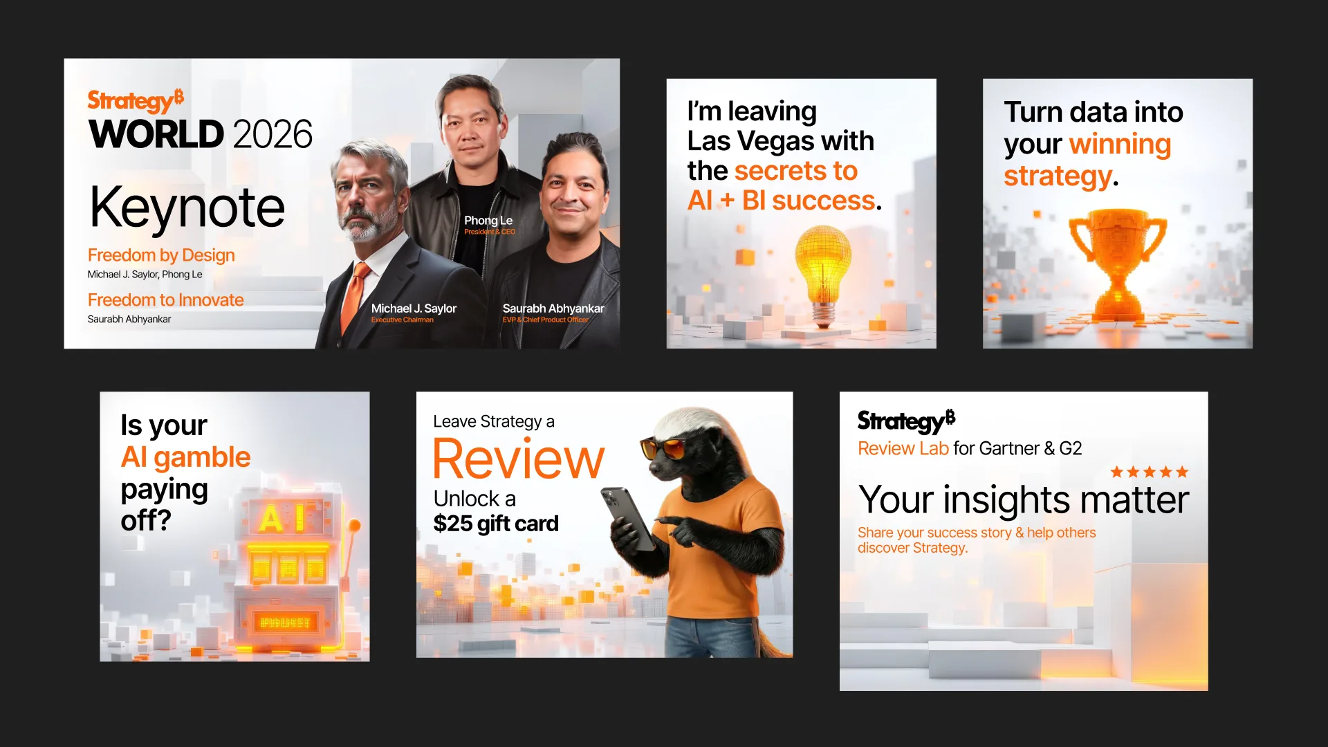 Strategy World 2026 — keynote and post-event social assets