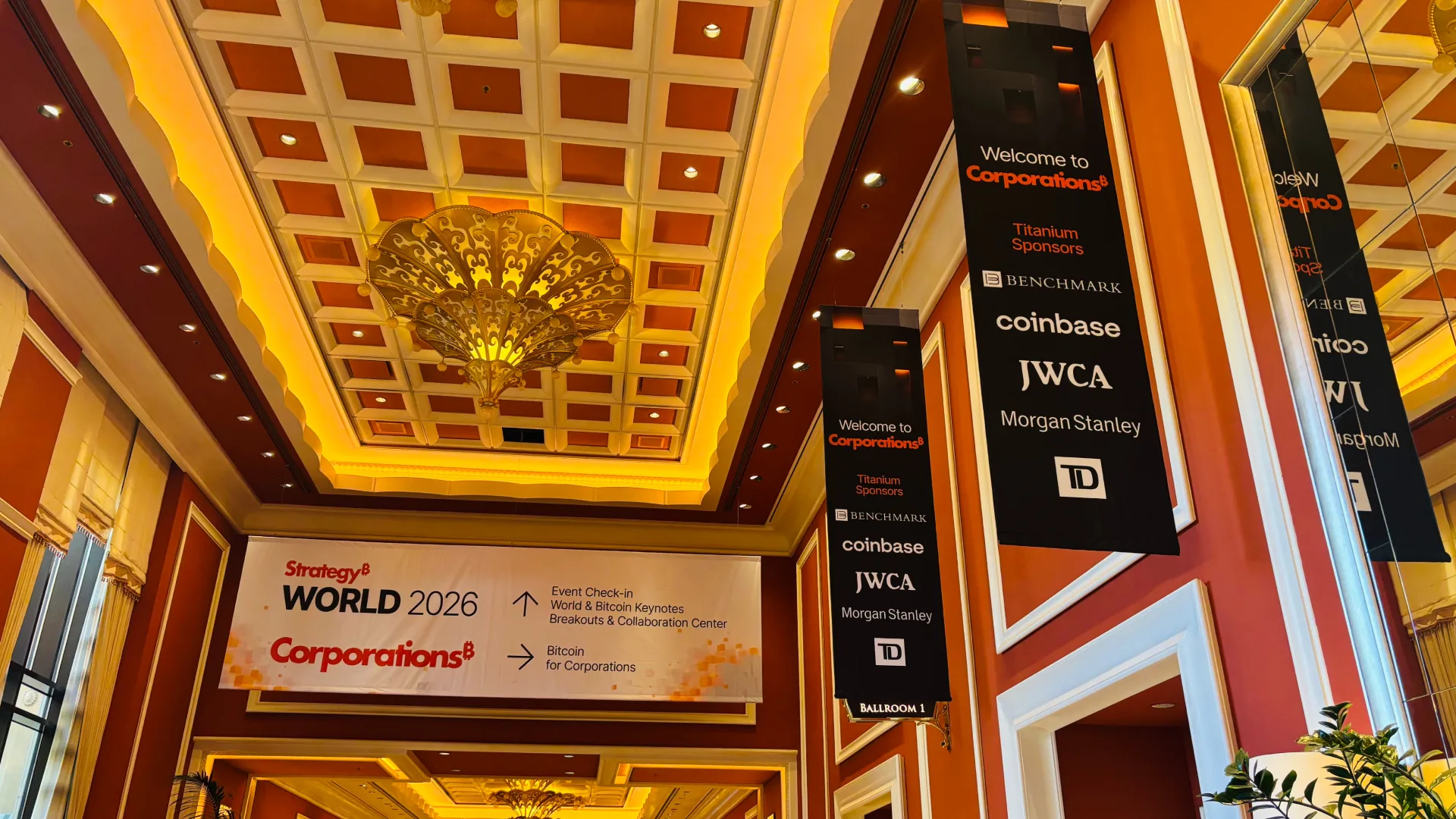 Strategy World 2026 — wayfinding signage